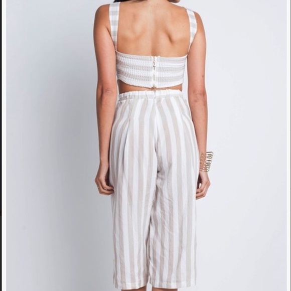 *SALE*❤️Sleeveless striped jumpsuit - Picture 3 of 6